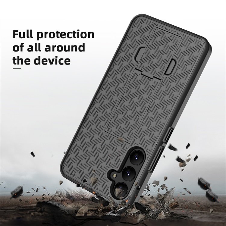 Factory custom PC Holster Belt Clip Combo Kickstand mobile phone case for Samsung Galaxy A54 Business Luxury cover