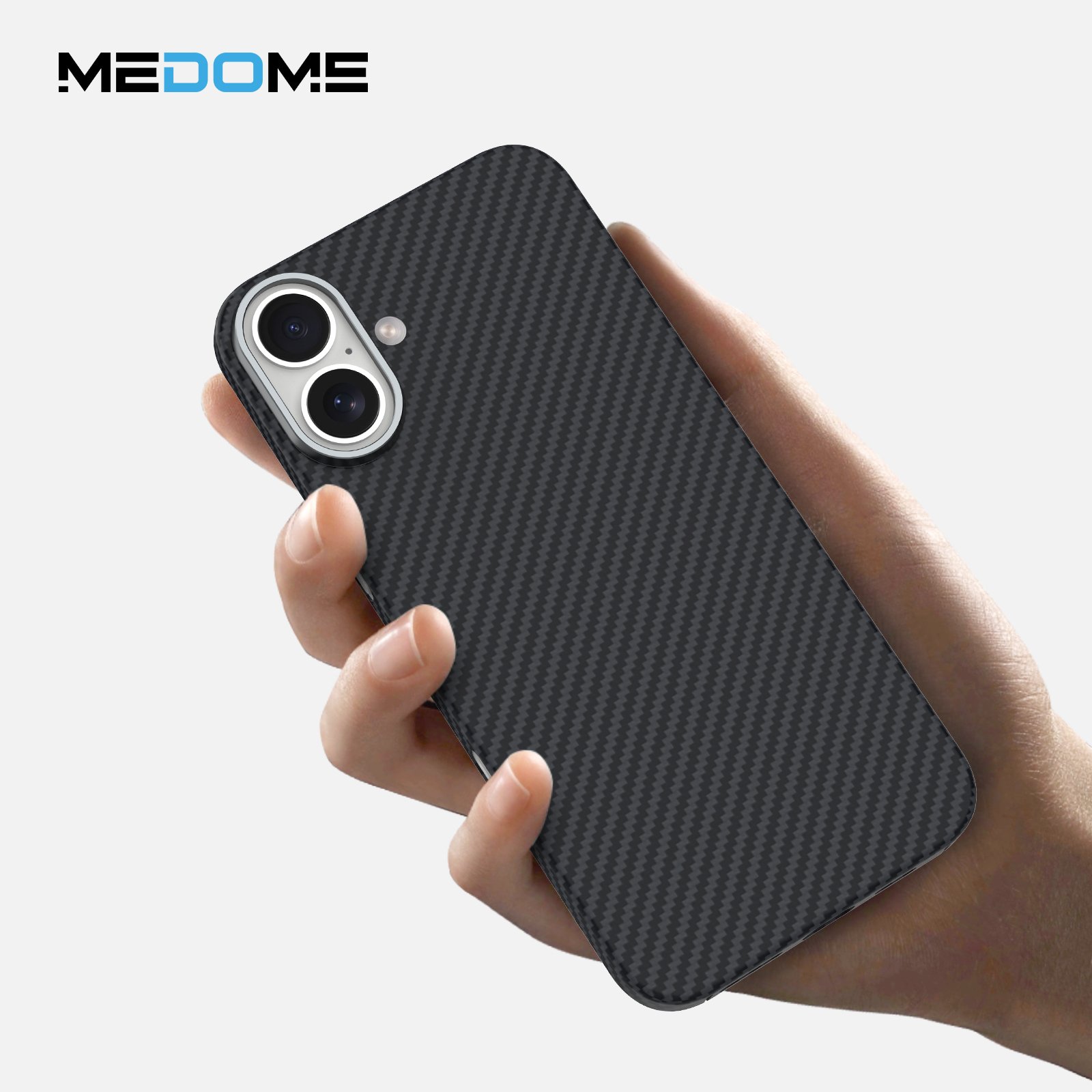 Slimoro For iPhone 15 Pro Case Kevlar Carbon Fiber Custom For iPhone Case 14 16 17 Luxury Para de For iPhone Case Phone Cover
