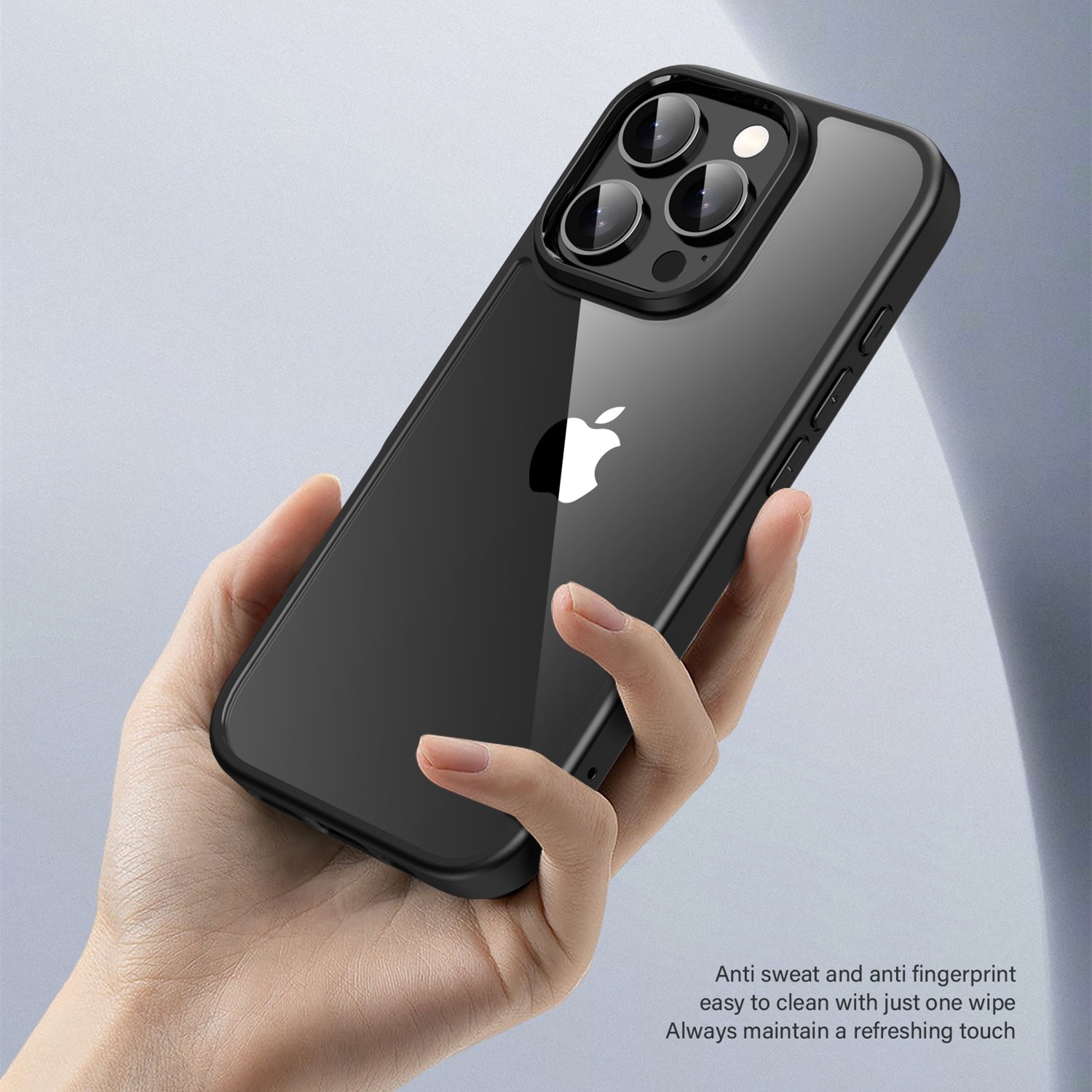 For iPhone 16 Case, Trends Clear Anti-Scratch Hard PC Back Cover Hybrid Soft TPU Bumper Mobile Phone Case For iPhone 16 Pro Max