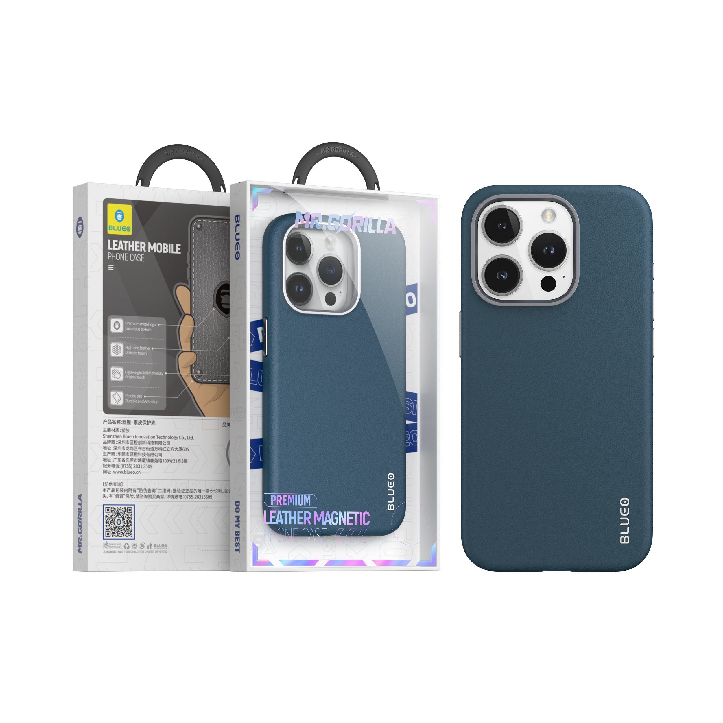 BLUEO For Iphone 15 14 13 Pro Max Case Luxury Leather Phone Case For Iphone 11 12 Pro Max X Xr 14 Plus Camera Protection Case