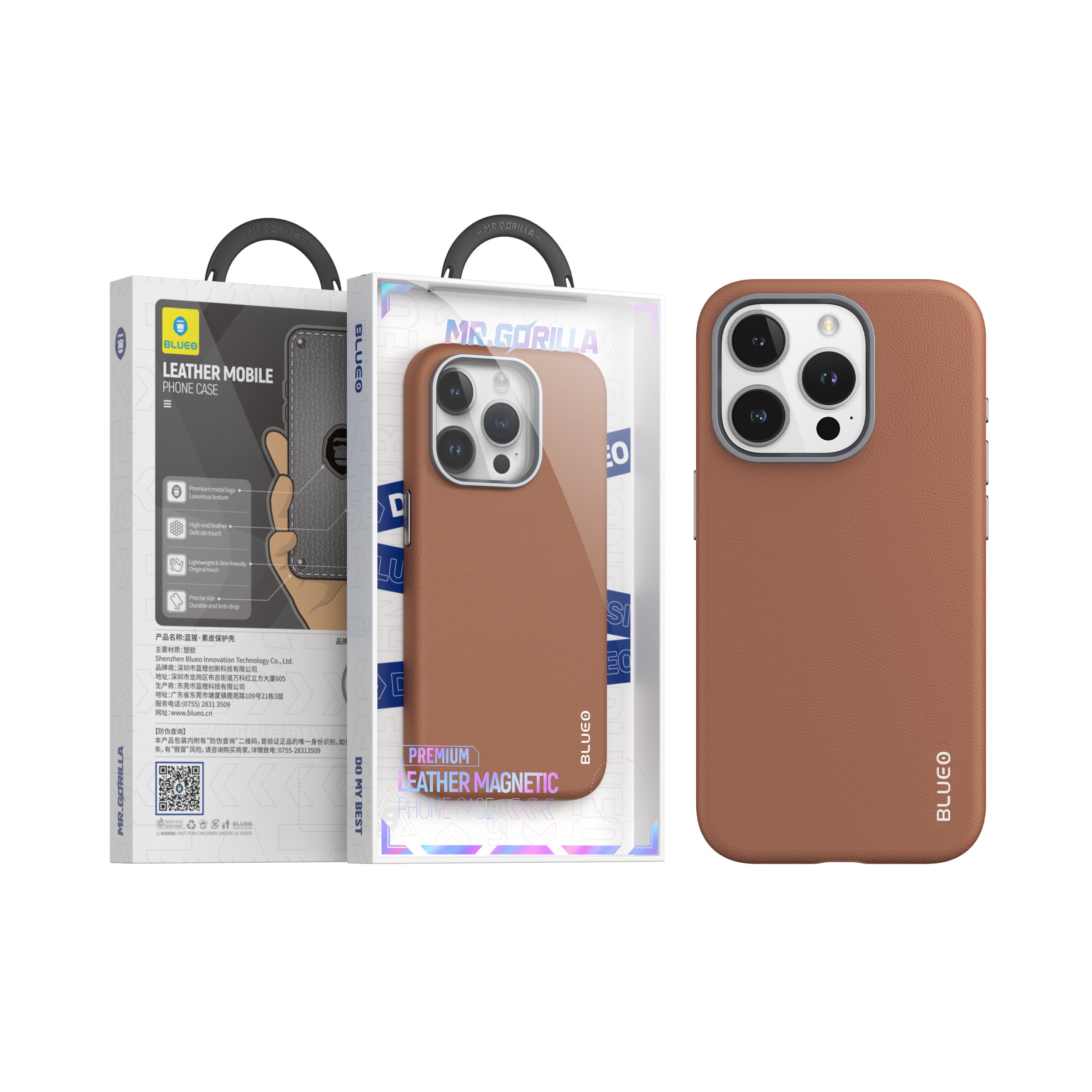 BLUEO For Iphone 15 14 13 Pro Max Case Luxury Leather Phone Case For Iphone 11 12 Pro Max X Xr 14 Plus Camera Protection Case