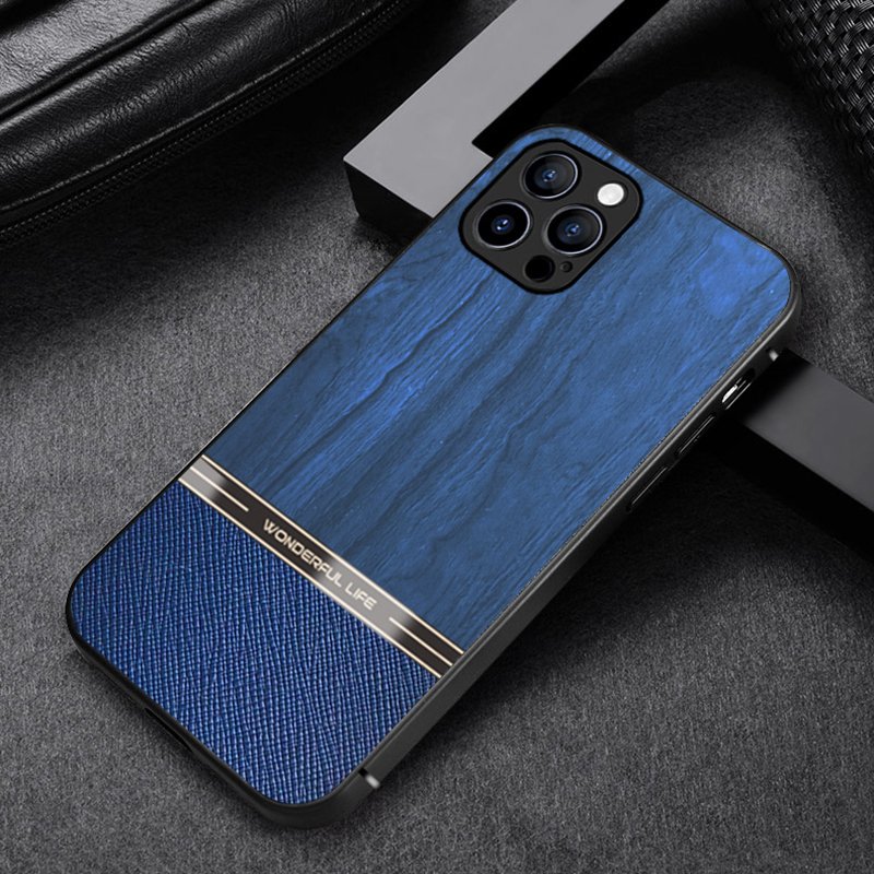 AilesTecca Fashion Unique Camera Lens Protection Leather Mobile Phone Case For iPhone 15 Pro Max Cell Phone Case For iPhone 14