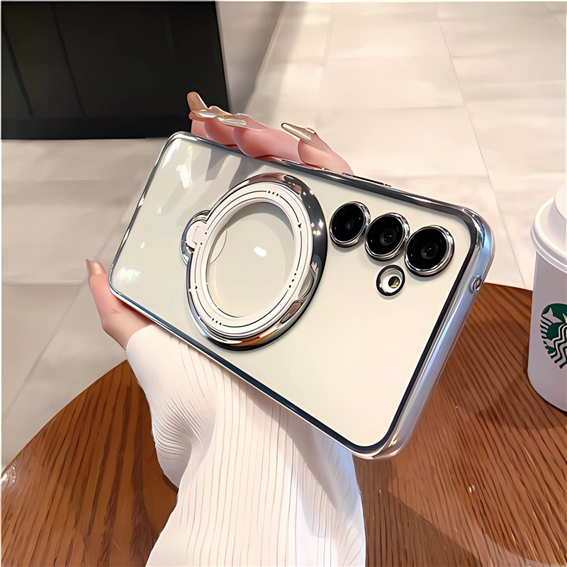 For Magnetic Charge Clear Shockproof Capa Phone Case For Sam sung S24 A54 A24 A14 S22 S23 Ultra Plus S20FE A52 A23 A13