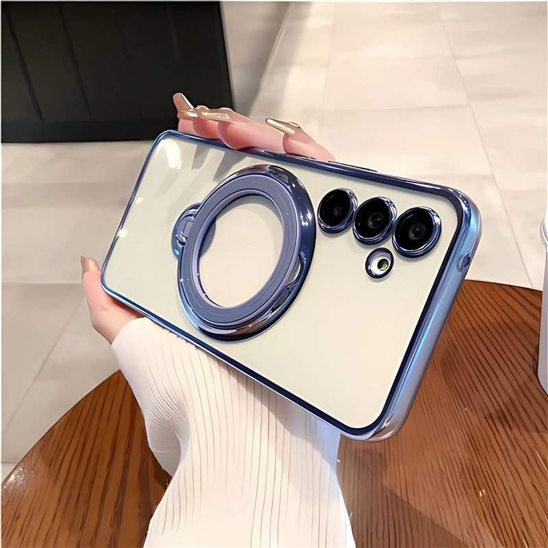 For Magnetic Charge Clear Shockproof Capa Phone Case For Sam sung S24 A54 A24 A14 S22 S23 Ultra Plus S20FE A52 A23 A13