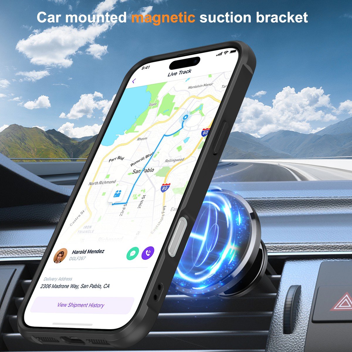 Wholesale Mobile Phone Case With Magnetic Invisible Stand for Phone 16 & iPhone 16 Plus