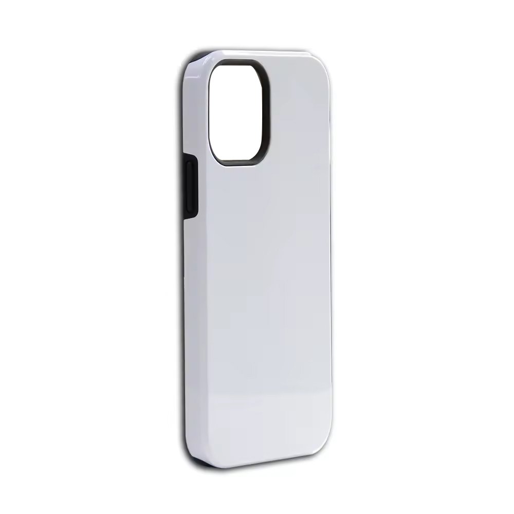 High Quality 2 in 1 Film TPU PC Tough 3D Sublimation Mobile Phone Case Blank For Samsung For iPhone 14 15 16 pro max