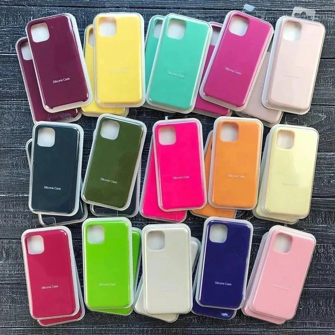 1:1 With Logo Liquid Silicone Mobile Phone Cases For IPhone 15 Pro Luxury Phone Case For Apple IPhone 16 Pro Max Case Cover