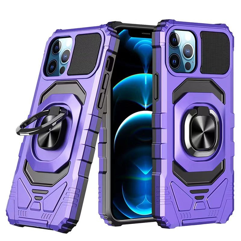 Alliance Armor Series Hot-selling Anti-fall Ring Bracket Mobile Phone Case for IPhone 15 14 13 12 11 Pro Max Plus Cover