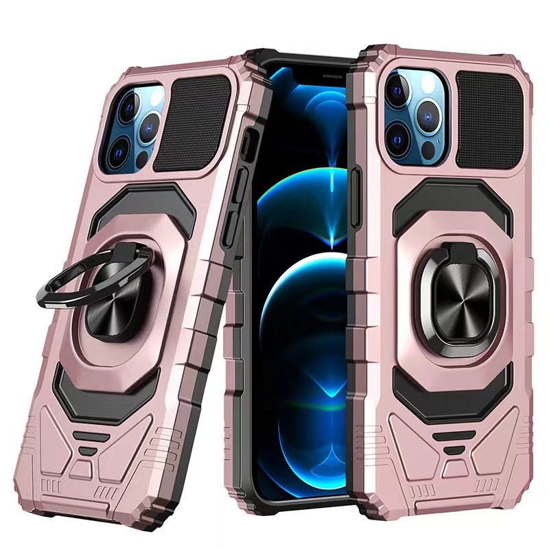Alliance Armor Series Hot-selling Anti-fall Ring Bracket Mobile Phone Case for IPhone 15 14 13 12 11 Pro Max Plus Cover
