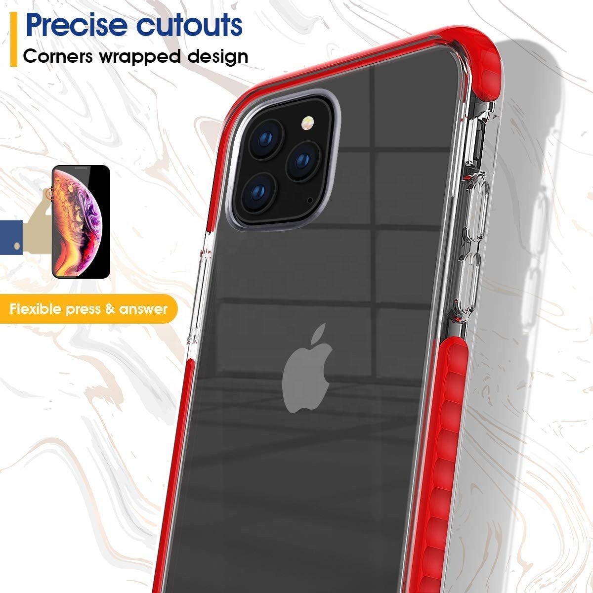 Clear Slim Crystal Transparent phone Cover Shockproof Bumper Case for iPhone 16 Pro Max 6.9 inch mobile protective phone case