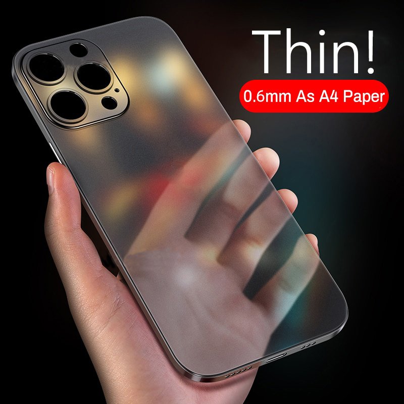 Wholesale Ultra thin PP Plastic Matte Mobile phone case for iPhone 11 12 13 14 Pro X XS Max 7 8 14 Plus Phone Protection Cover