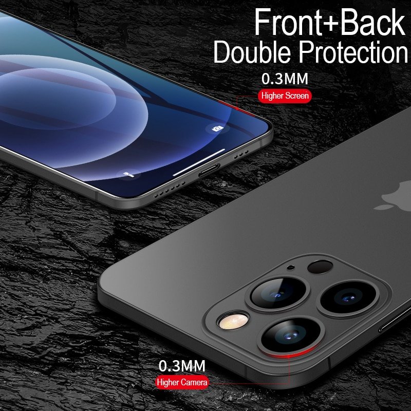 Wholesale Ultra thin PP Plastic Matte Mobile phone case for iPhone 11 12 13 14 Pro X XS Max 7 8 14 Plus Phone Protection Cover