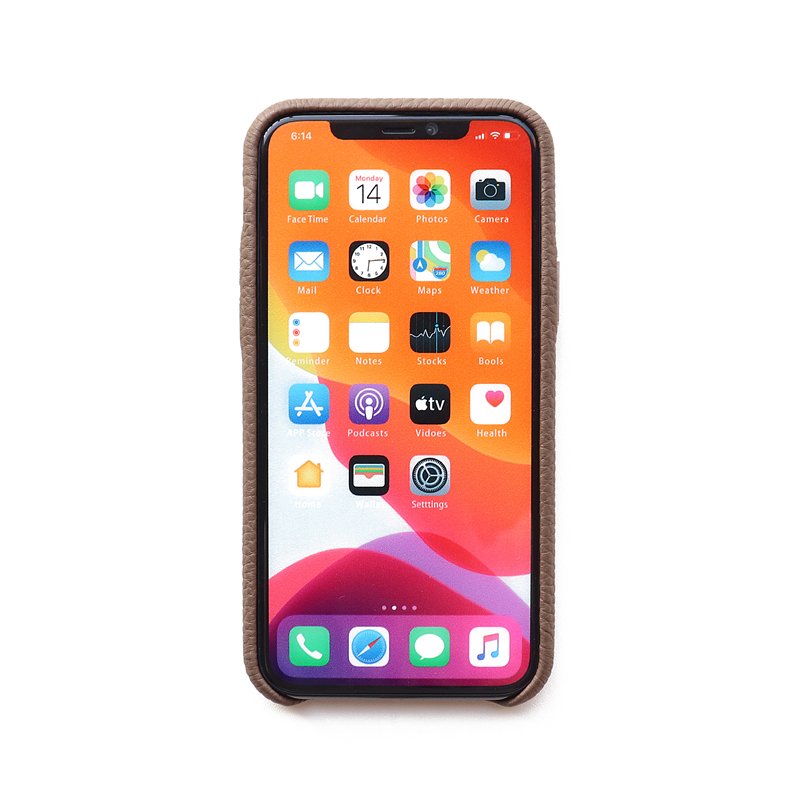 SUNDO Mobile Phone Case Accessories Lichee Grain Genuine Leather Phone Cover For Iphone 12 Pro Max Wholesale Price