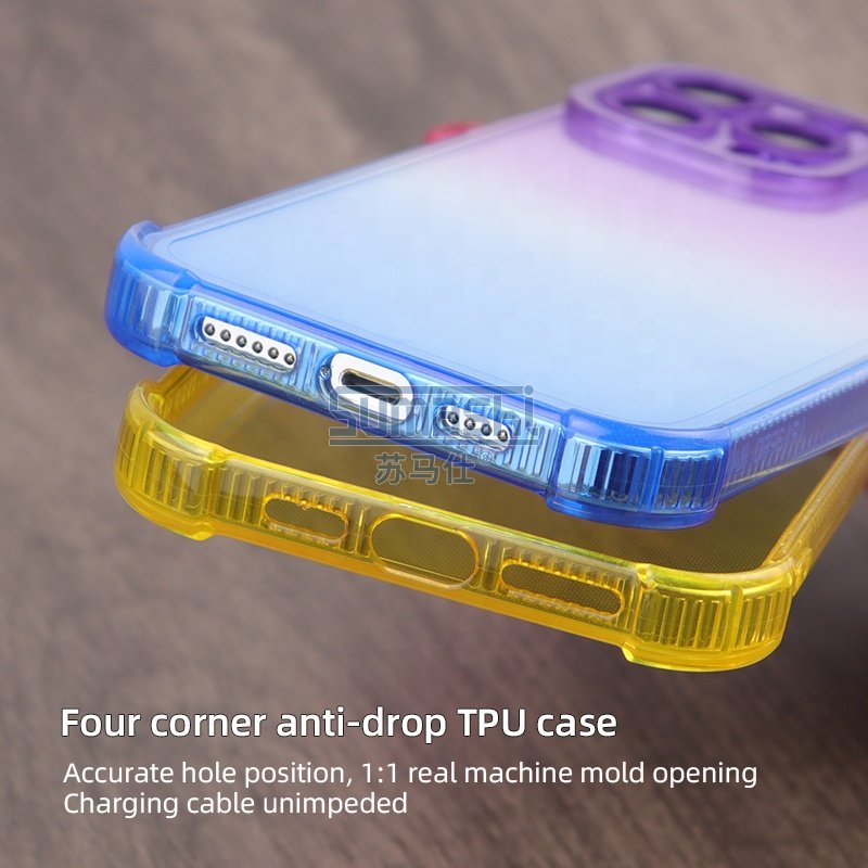 case Phone Cover Mobile Phone Pouch Case Gradient Color Drop Proof Phone Case for iphone 16 15 11 13 14 15