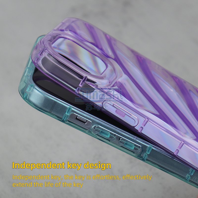 Cute Gradient Laser Colorful Transparent Soft Phone Case For Iphone 14 Pro Max 13 12 11 14 Plus Luxury Clear Tpu Cover