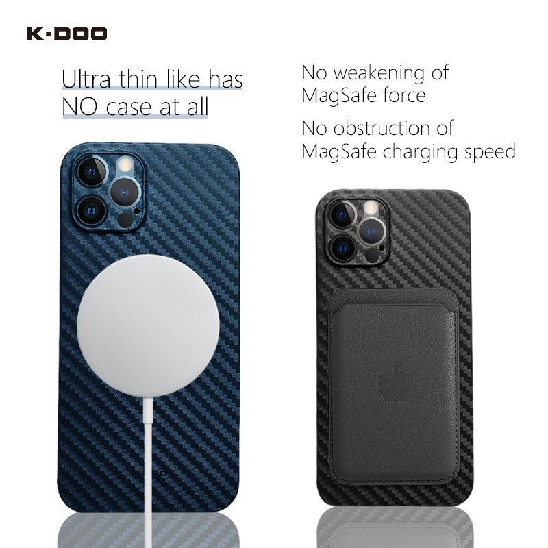 K-Doo Air Carbon extreme thin slim mobile phone protective case pp paper back cover for iphone12/12mini/12pro/12promax
