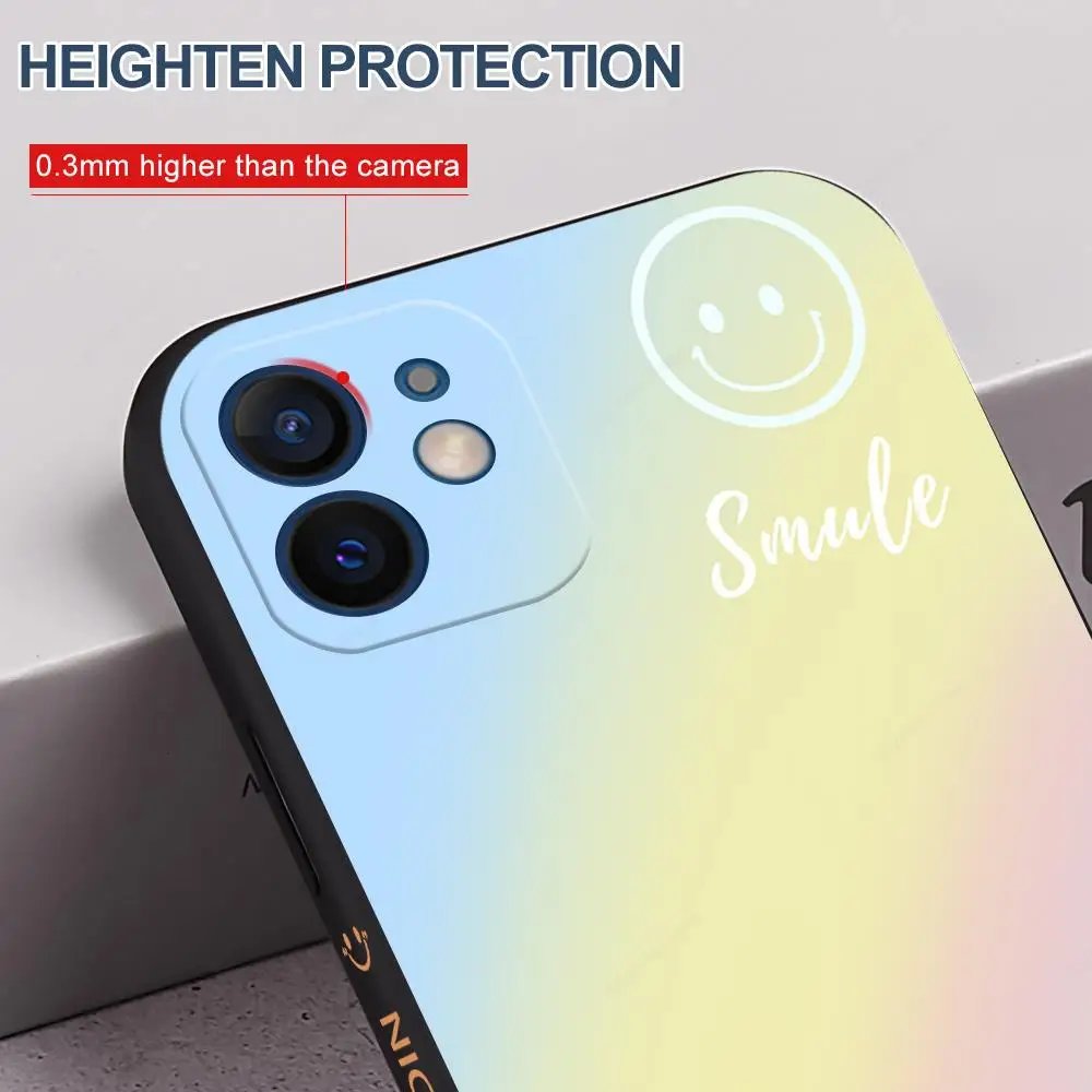 Rainbow Smile Gradient Phone Case For Xiaomi Redmi Note 11 10 12 13 Pro Plus 5G Note 9 Pro Max 11T 11S 10S Cover Silicon Case