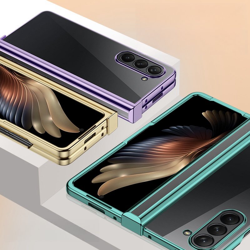 For Samsung Z Fold 6 All-Inclusive Anti-Fall Shockproof Hard Shell Case Transparent Hinge Folding Screen Mobile Phone Case