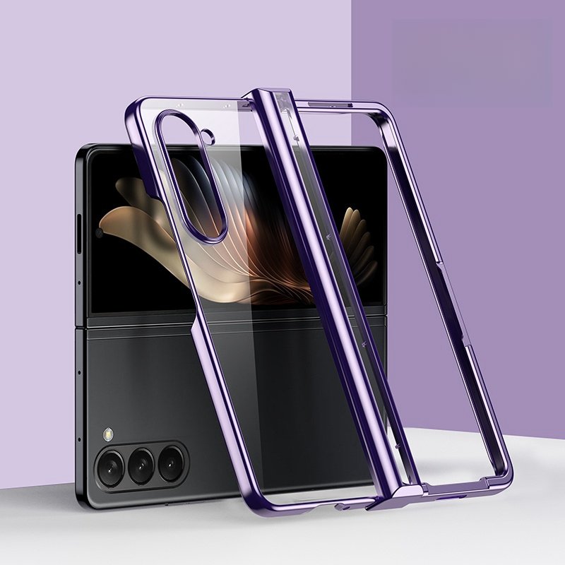 For Samsung Z Fold 6 All-Inclusive Anti-Fall Shockproof Hard Shell Case Transparent Hinge Folding Screen Mobile Phone Case