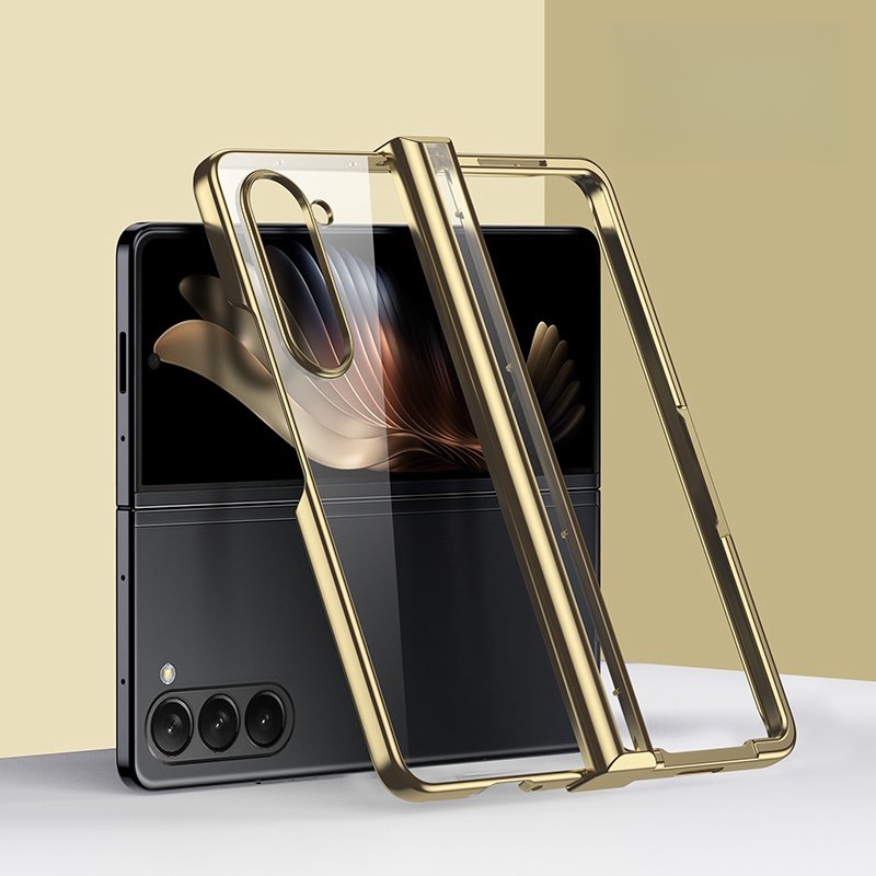 For Samsung Z Fold 6 All-Inclusive Anti-Fall Shockproof Hard Shell Case Transparent Hinge Folding Screen Mobile Phone Case