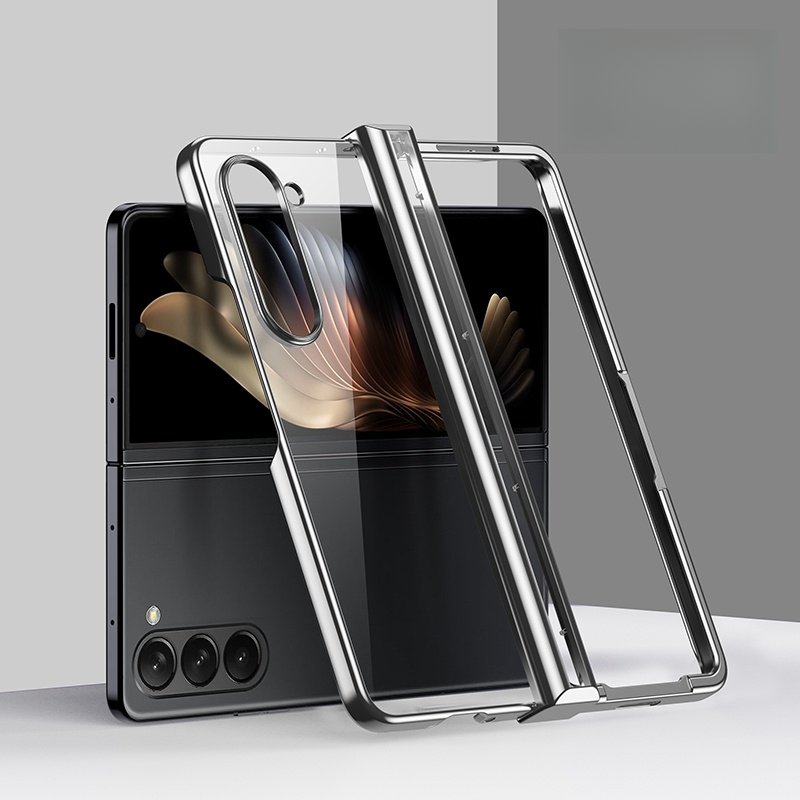 For Samsung Z Fold 6 All-Inclusive Anti-Fall Shockproof Hard Shell Case Transparent Hinge Folding Screen Mobile Phone Case