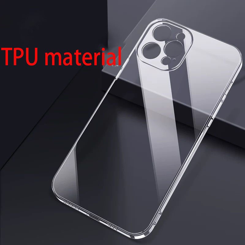 Protect Camera Clear Transparent Soft TPU Mobile Phone Case For iPhone 15 14 13 12 11 Pro Max Plus Mini X S 7 8 XR