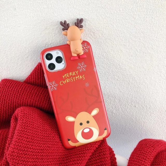 2024 New Cute Cartoon Paddy Christmas Figure TPU Mobile Phone Case for iPhone13 14 15 16promax Phone Case