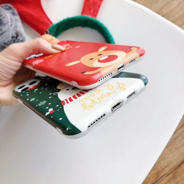 2024 New Cute Cartoon Paddy Christmas Figure TPU Mobile Phone Case for iPhone13 14 15 16promax Phone Case