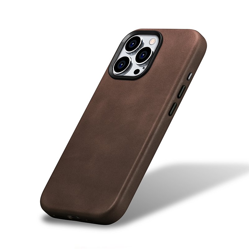 ICARER High Quality Leather Cover Factory Custom Oem Odm Pc Magnetic Mobile Phone Case For Iphone 16 15 14 Series