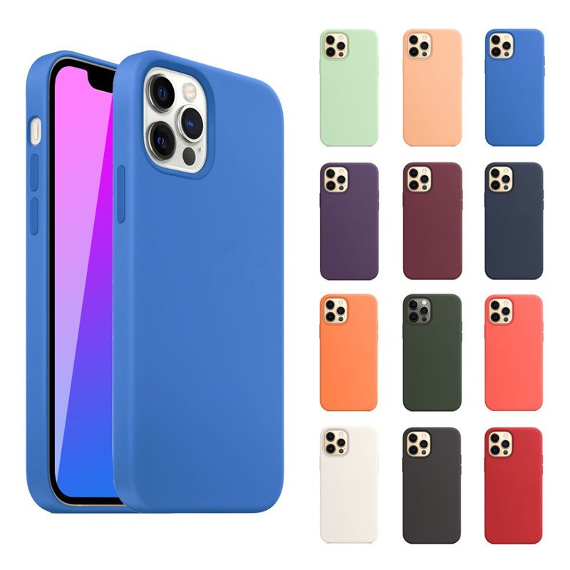 Hot Selling Phone Cover For iPhone 16 Pro Max 15 14 Plus 13 Pro 12 Mini 11 Full Cover Soft Silicone Phone Back Cover Mobile Case