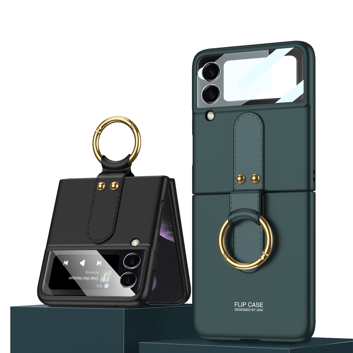 New Ring Shockproof Cover z flip 3 4 5 6 mobile accessories cover For fundas Galaxy Z Flip 6 Fold 6 designer Phone Cases