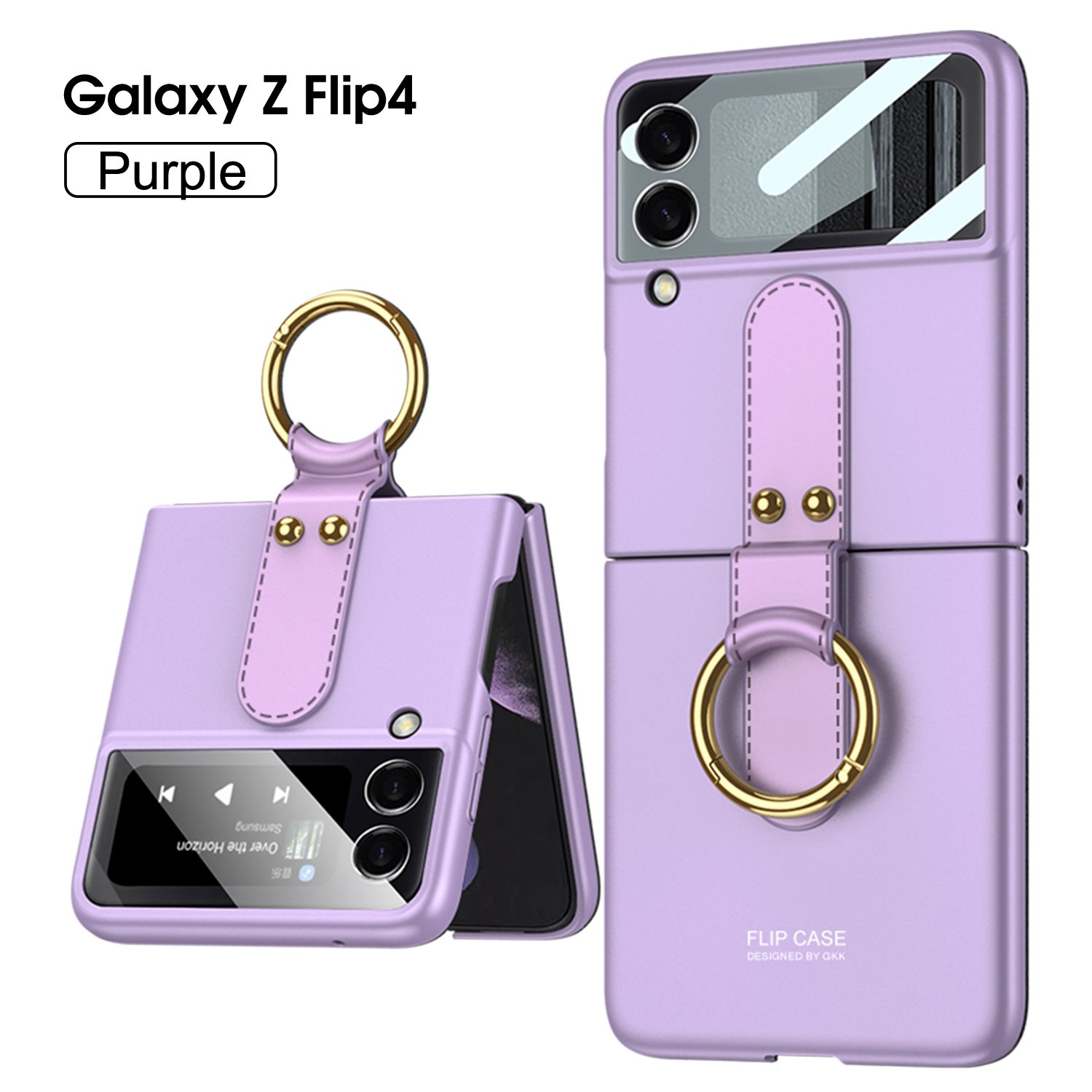 New Ring Shockproof Cover z flip 3 4 5 6 mobile accessories cover For fundas Galaxy Z Flip 6 Fold 6 designer Phone Cases