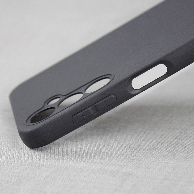 Black matte tpu mobile phone cases soft solid color silicone designer for Samsung Galaxy A05 Plus F04 S23 FE Ultra Plus