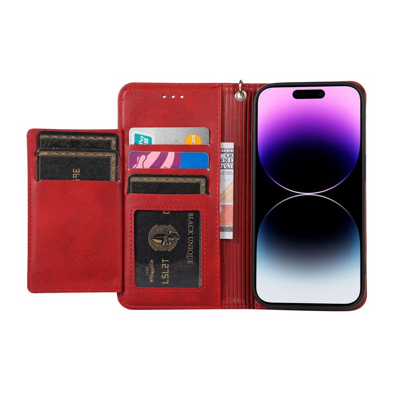 New Leather Flip Cover For Xiaomi 14 13 Civi 3 POCO F5 C55 Redmi 12 Note 11Pro 11T Pro+ K60 Mobile Phones Case
