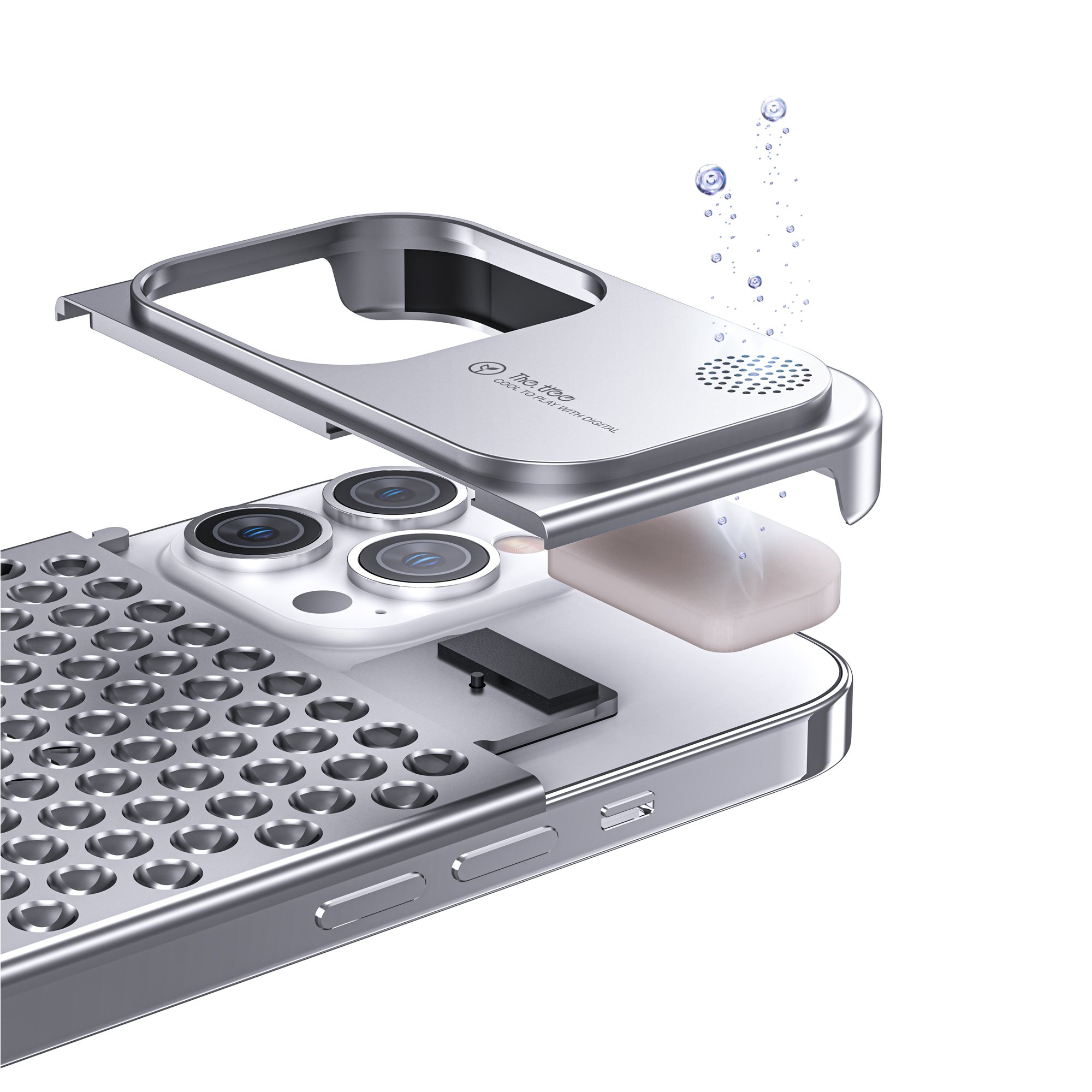 Metal Anti-skidding Phone Case Fragrance Aluminium Alloy Fashion Shockproof Phone Cover for iPhone 13 14 15 Plus Pro Max