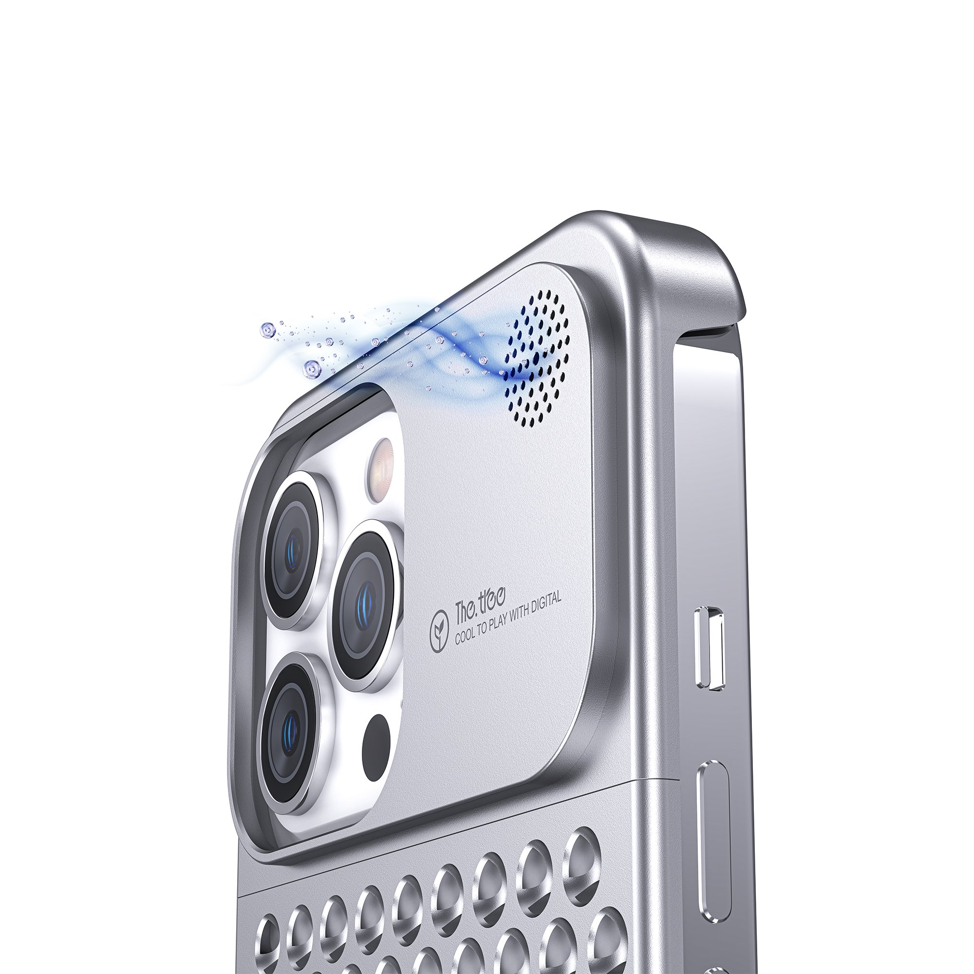 Metal Anti-skidding Phone Case Fragrance Aluminium Alloy Fashion Shockproof Phone Cover for iPhone 13 14 15 Plus Pro Max
