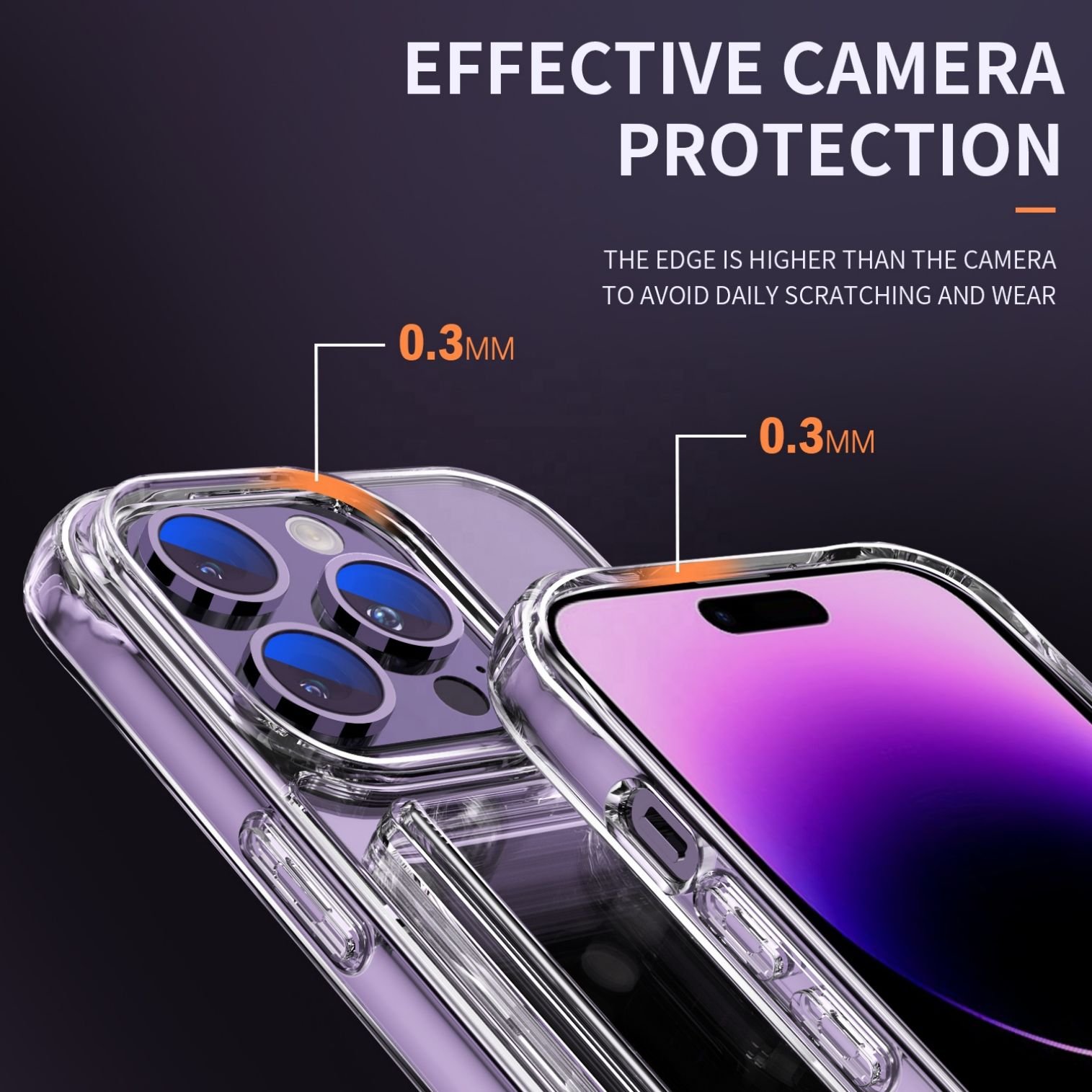 Credit card holder phone wallet case transparent hard acrylic phone case for iPhone 16 15 14 13 13 pro 13 pro max