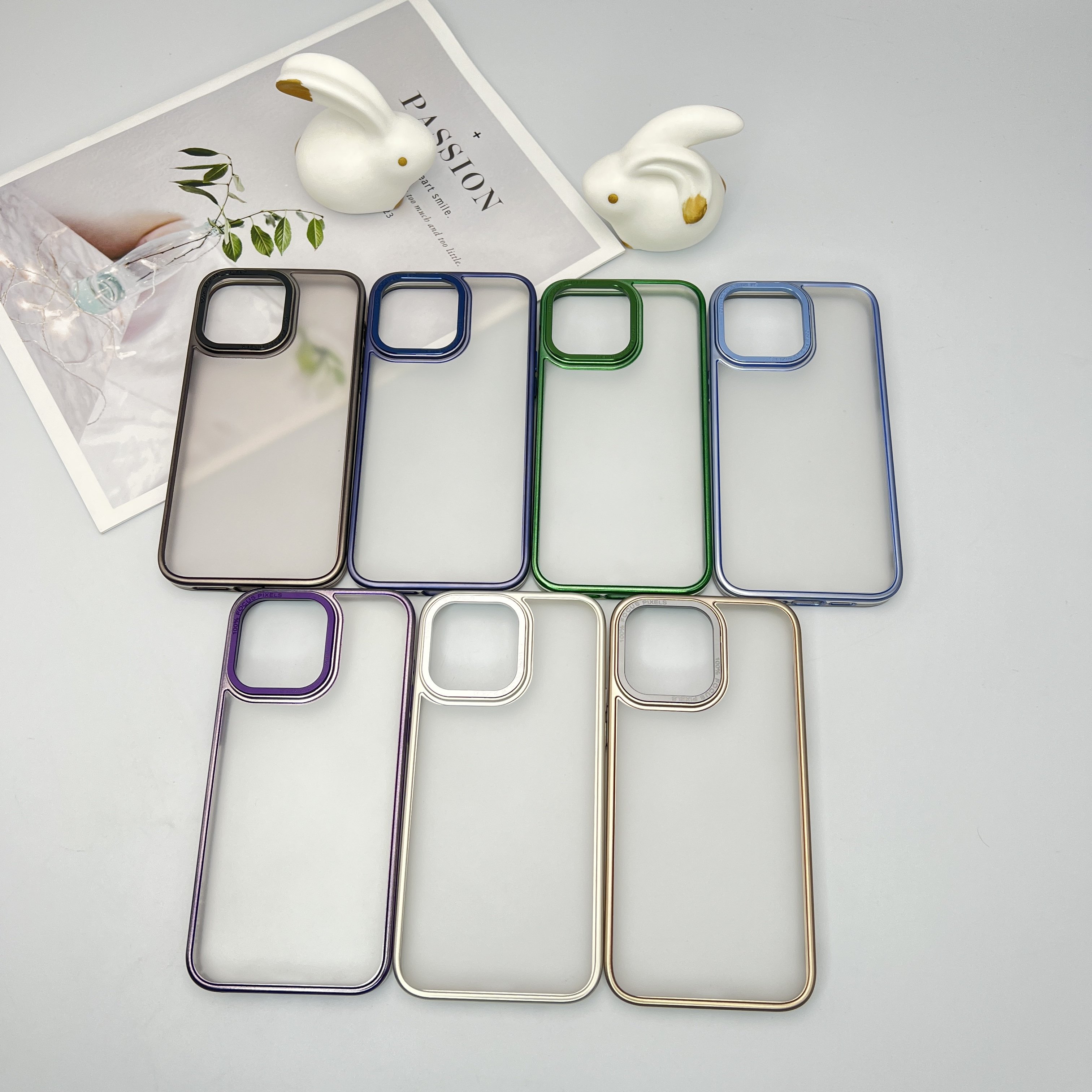 Hot sale High Quality Titanium Plating Frosted Waterproof And Shockproof Cell Phone Case for iphone 16 15 14 13 12 Pro Max Plus