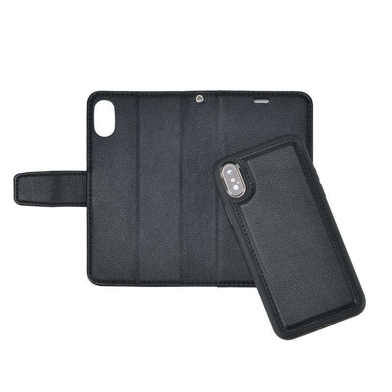 Oem Black Detachable Wallet Phone Cover New Magnetic Card Case Mobile Phone Case