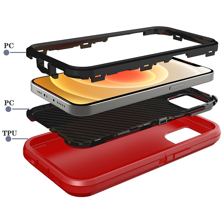 Top Quality 3 In 1 Defender Mobile Phone Cover Case for iPhone 14 Pro Max Shockproof Phone Case For iPhone 14 13 12 11 Xr 7 8 Se