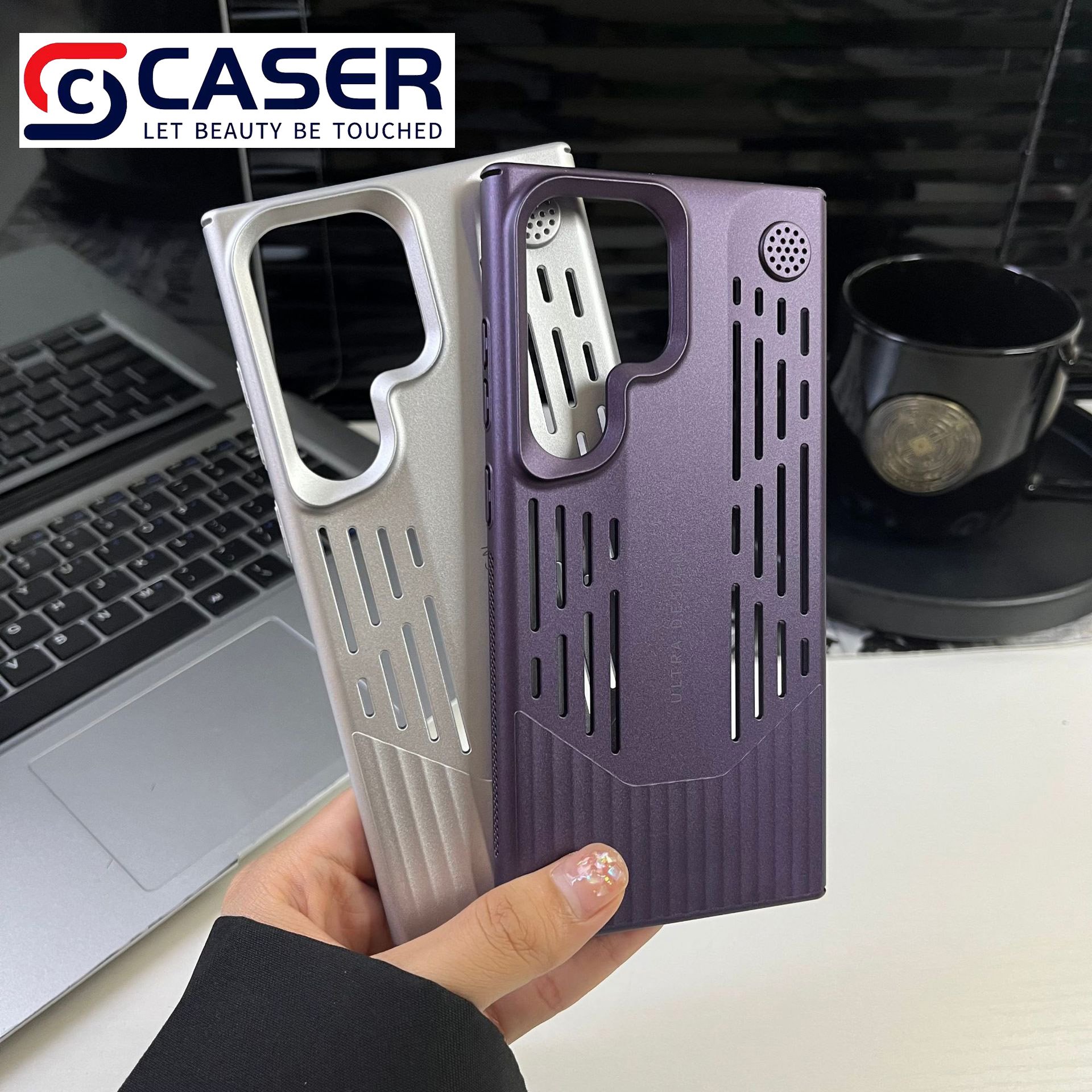 Aromatherapy Cold Heat Dissipation Mobile Phone Case High-end Solid Color Electroplated Phone Cases For Iphone 16 Pro 15 14