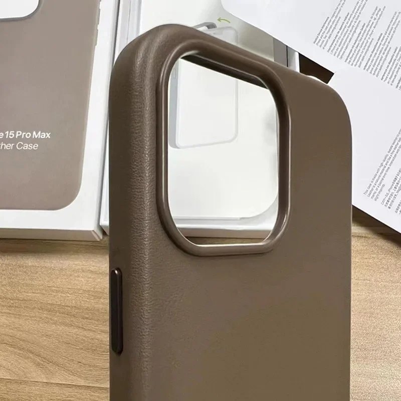 Official Animation PU Leather Phone Case for Iphone 15 14 13 12 Magnetic Case Cover Shockproof Wireless Charging Phone Cases
