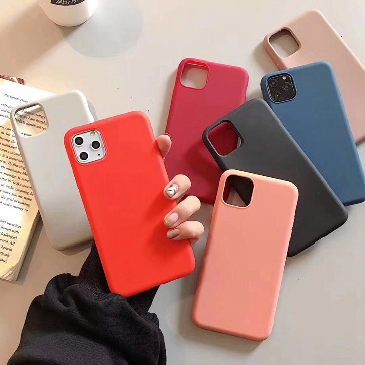 Case Gel Cover Frosted Soft TPU Silicone Matte Rubber Slim for Iphone 13 12 Mini 11 Pro Max X XS XR 5S SE2 SE 2020 6 6S 7 8 Plus