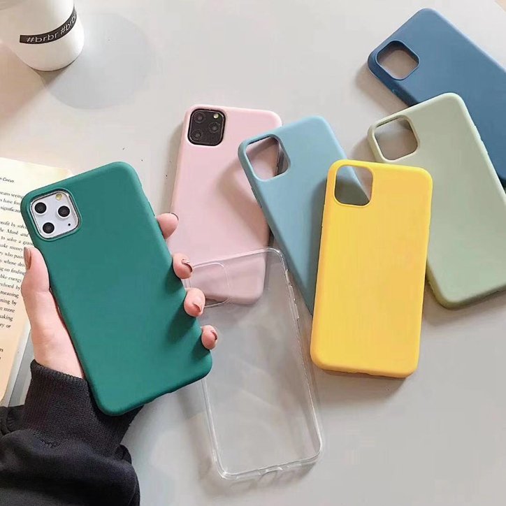 Case Gel Cover Frosted Soft TPU Silicone Matte Rubber Slim for Iphone 13 12 Mini 11 Pro Max X XS XR 5S SE2 SE 2020 6 6S 7 8 Plus