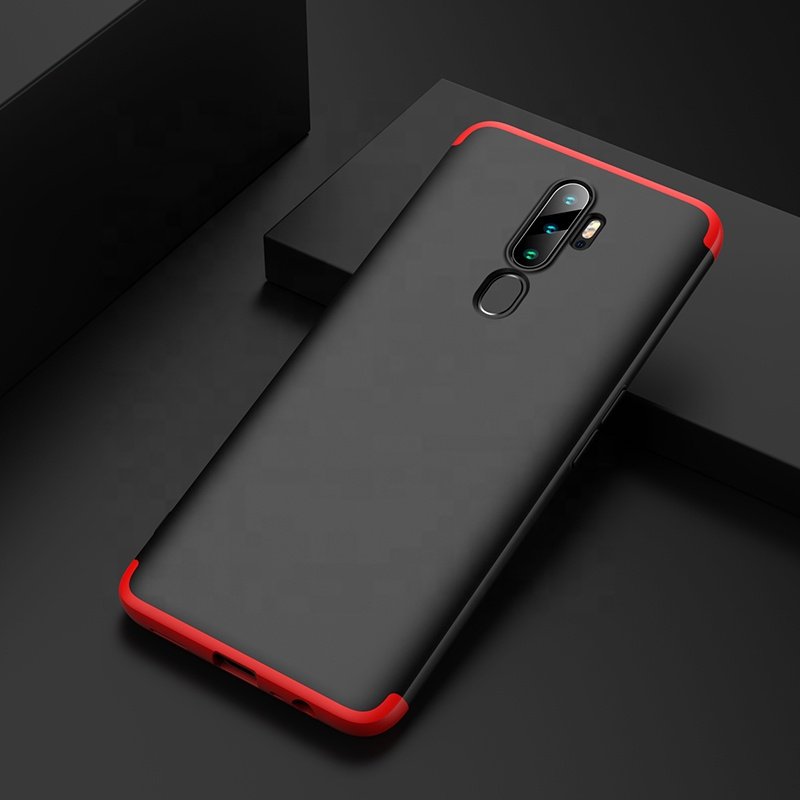 Ultra Thin Slim Skin hard PC Case Back Cover, 3 in 1 Full protective Mobile Phone Case for Oppo A9