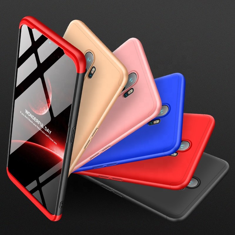 Ultra Thin Slim Skin hard PC Case Back Cover, 3 in 1 Full protective Mobile Phone Case for Oppo A9