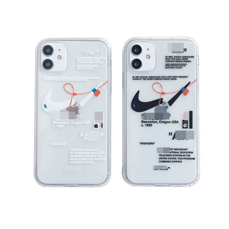 fashionable brand Transparent Broken hook soft protective phone case fit for iphone 11 12 13 14promax