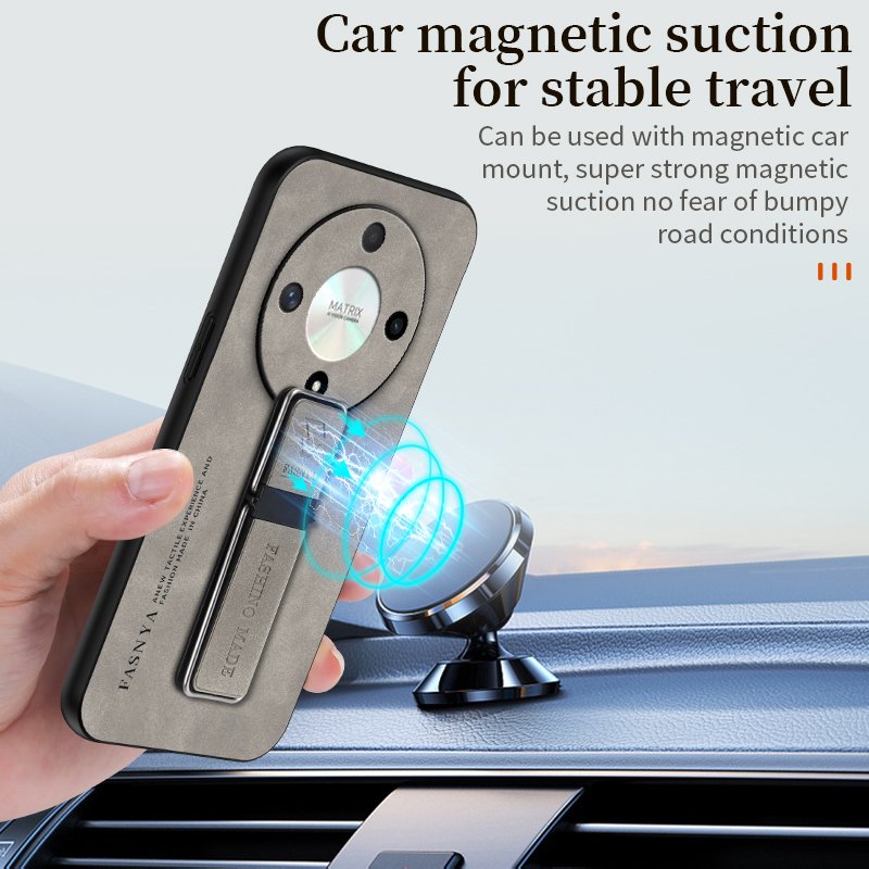 Creative Stand Leather Design Phone Case for Huawei Honor X9B X9A X8A X7A Magic 6 pro Mobile Phone Cases