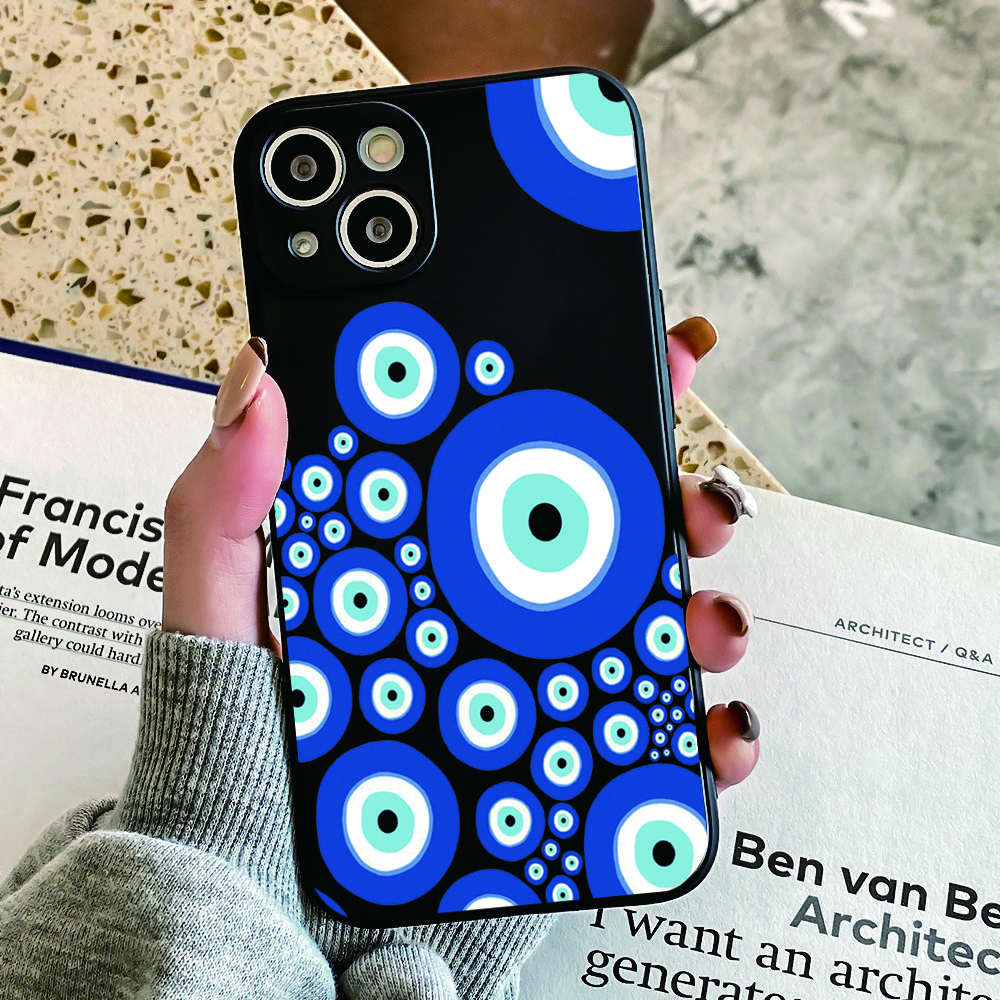 Dropshipping Evil Eye black TPU cell Phone Case For iPhone 14 pro max