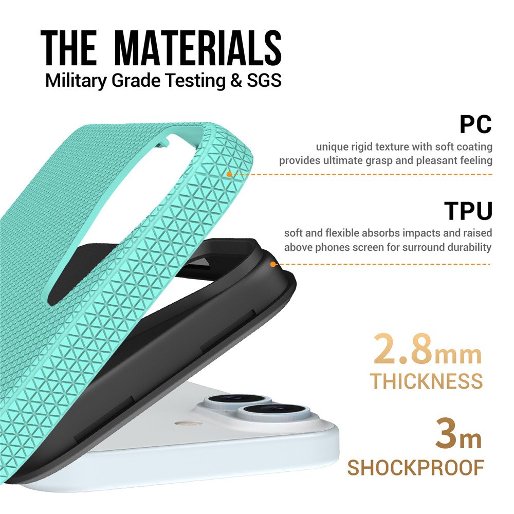 Detachable Plating Buttons Double Layers 2 in 1 TPU PC Triangle Pattern Mobile Phone Case For iPhone 16 Plus 15 14 13 12 Pro Max
